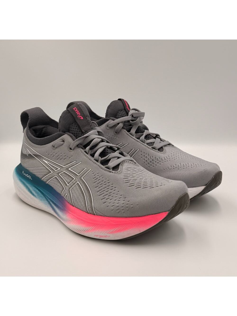 Asics Gel Nimbus 25 Sheet Rock Pink Rave Womens Size 7.5